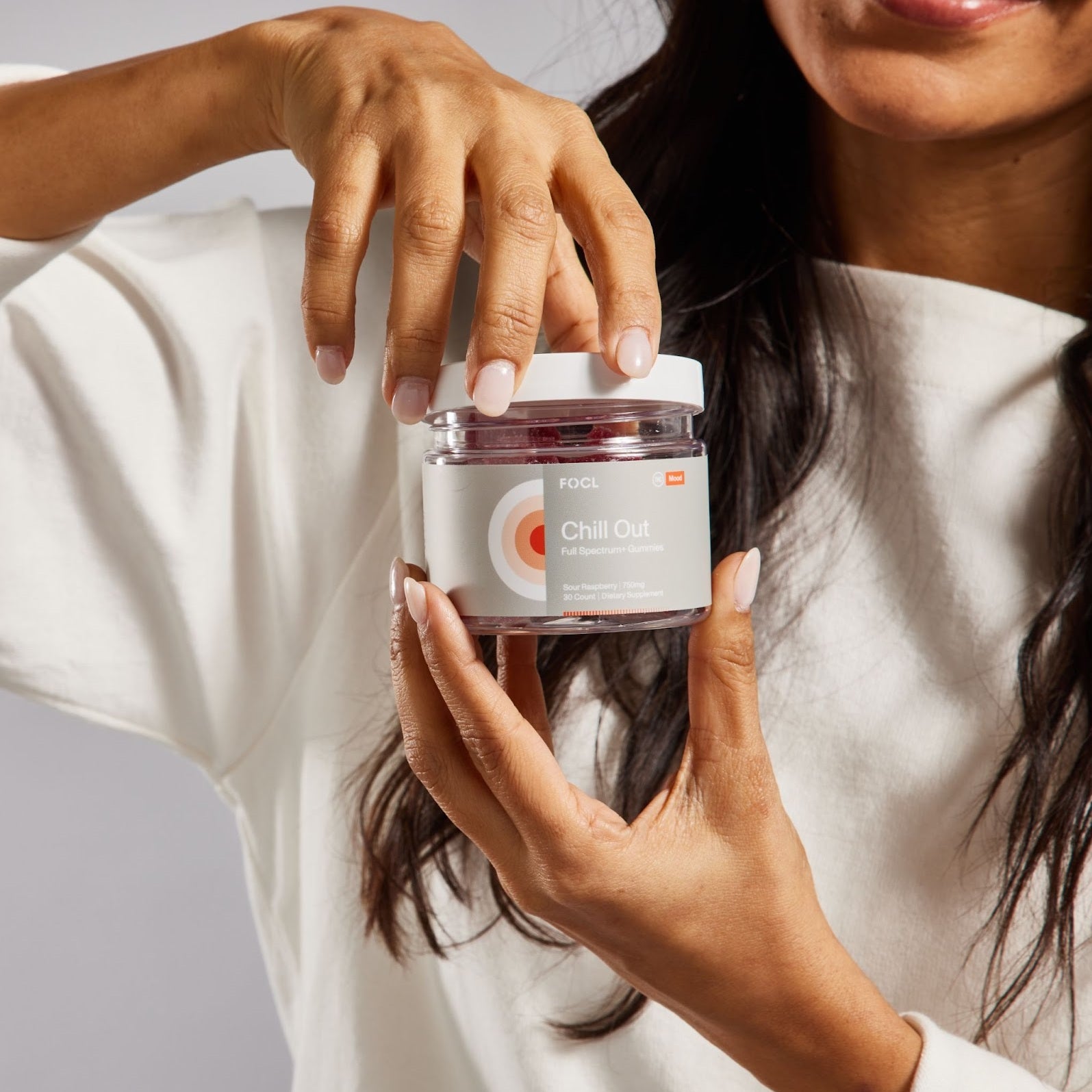 FOCL CBD-infused skin cream - promoting calmness and relief for healthier skin.