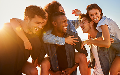 AboutMB - Happy people enjoying life - Enhance focus and calm with FOCL's plant-based supplements.