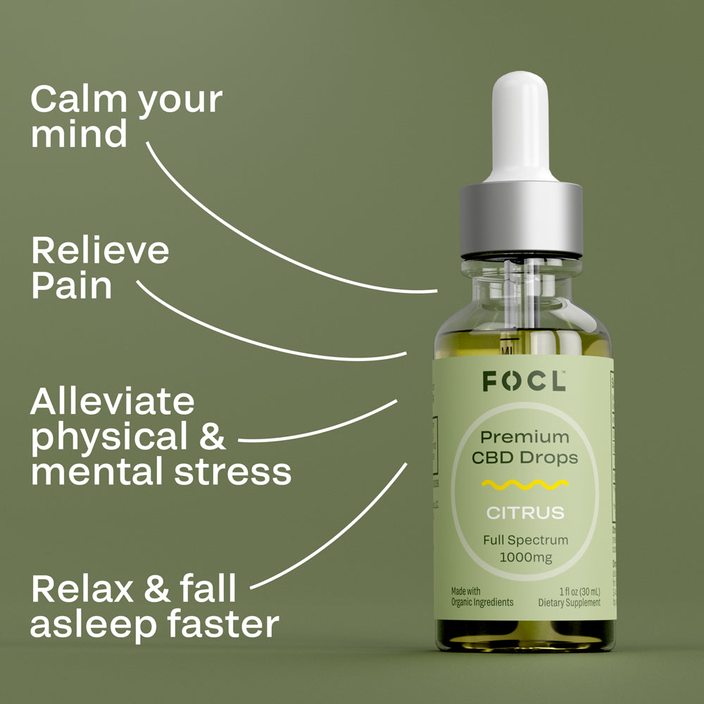 FOCL Premium CBD Drops - FOCL