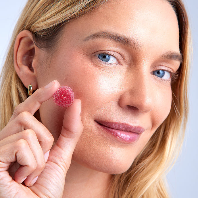 FOCL wellness product with pink packaging for promoting calm, focus, and relief.
