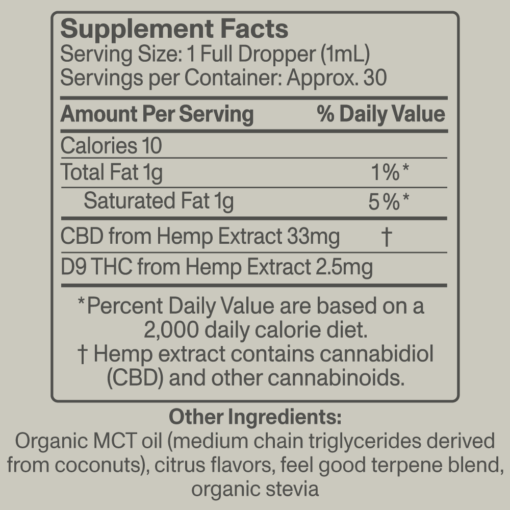FOCL FeelGood supplement carousel showcasing plant-based ingredients for improved focus and calm.