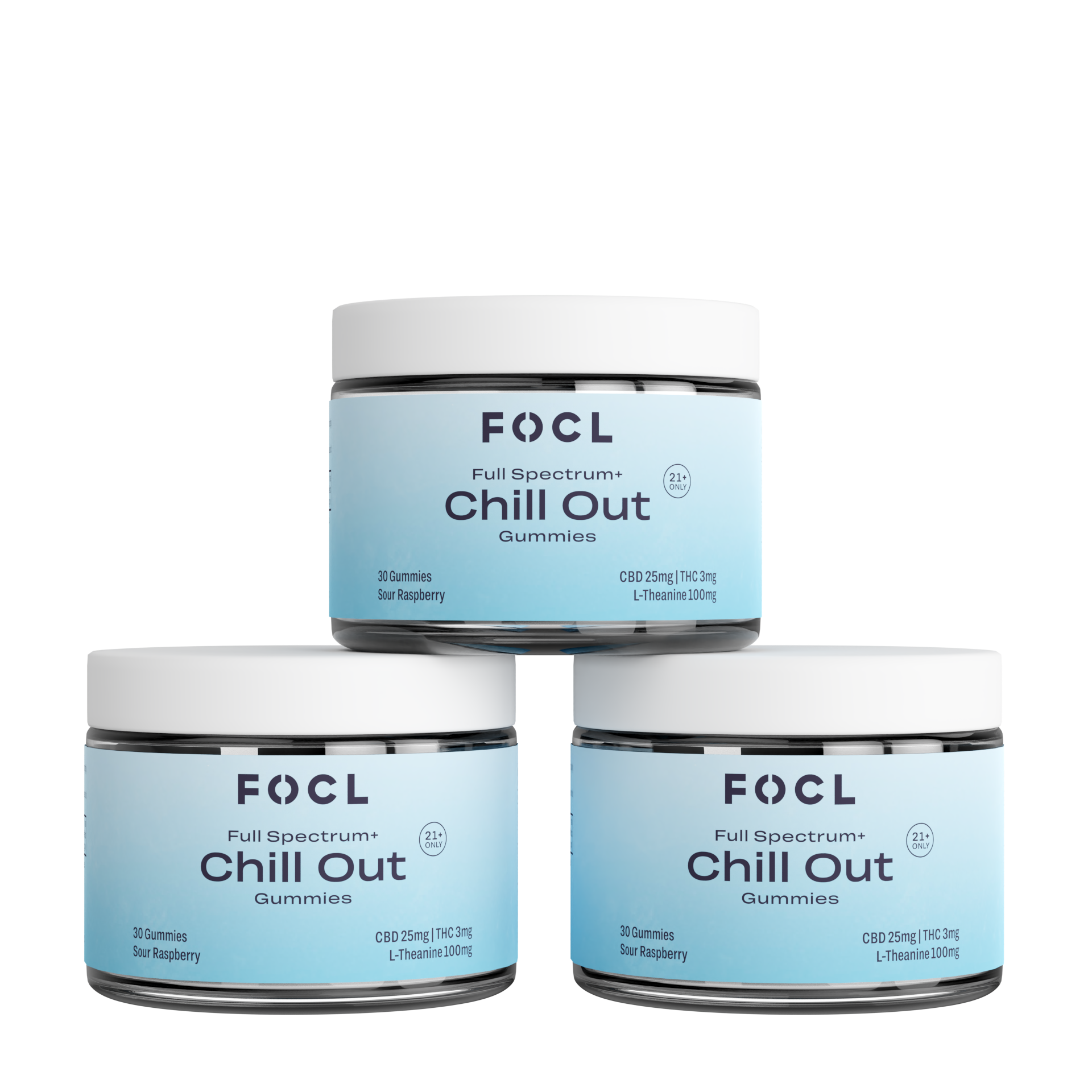 FOCL Chill out CBD + THC Gummies
