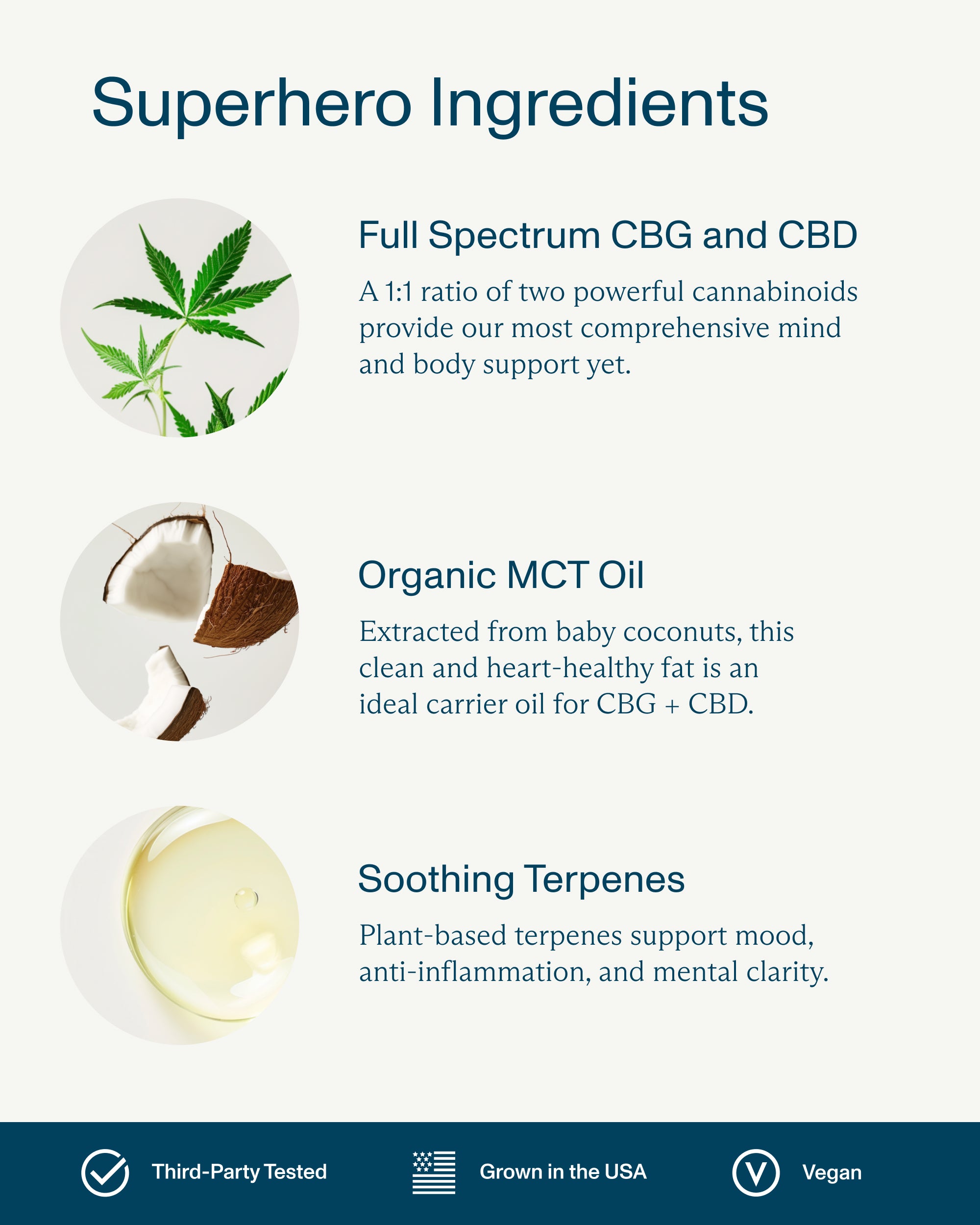 Daily Soothe Full Spectrum CBG+CBD Drops (Save $32)