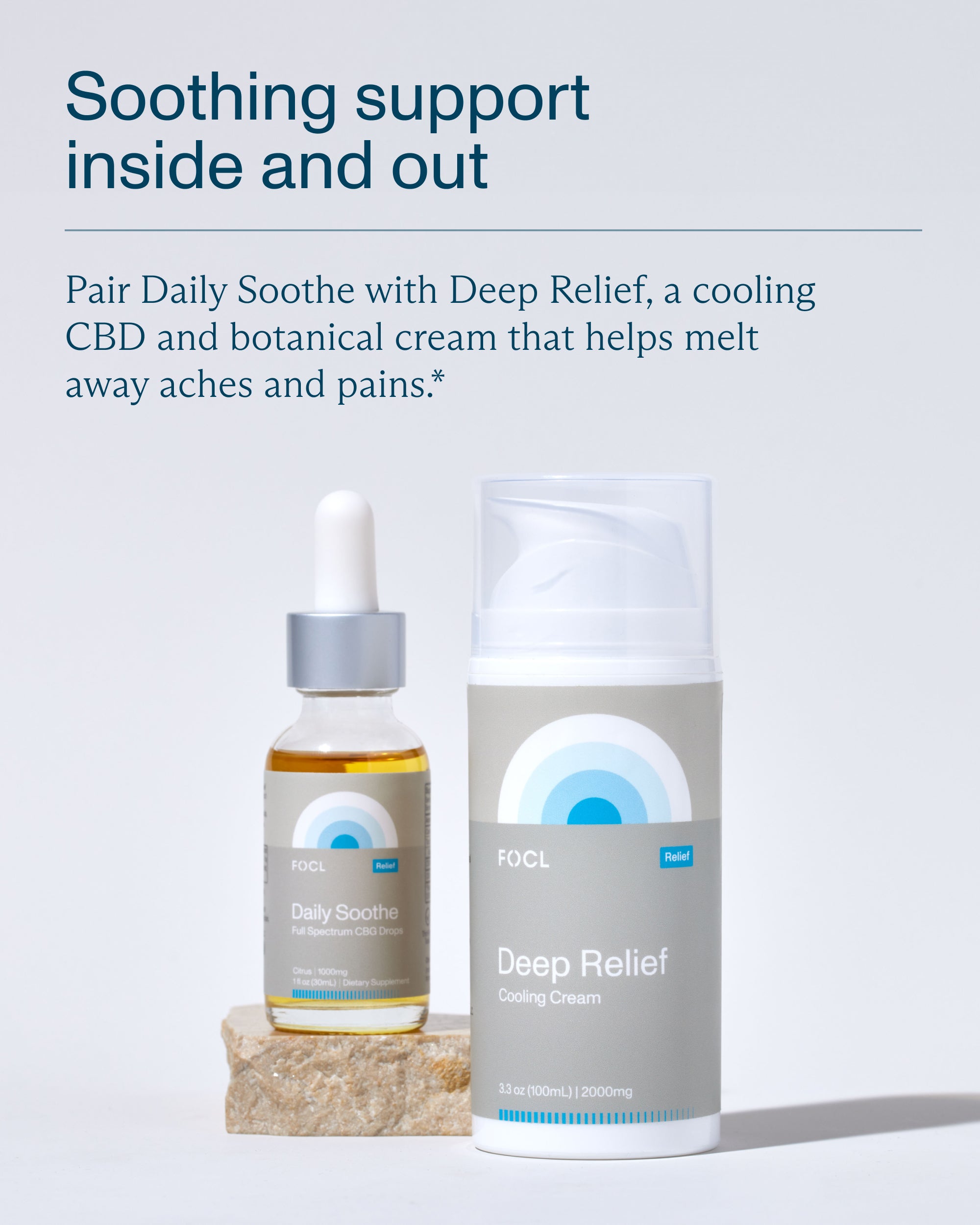 Daily Soothe Full Spectrum CBG+CBD Drops (Save $32)