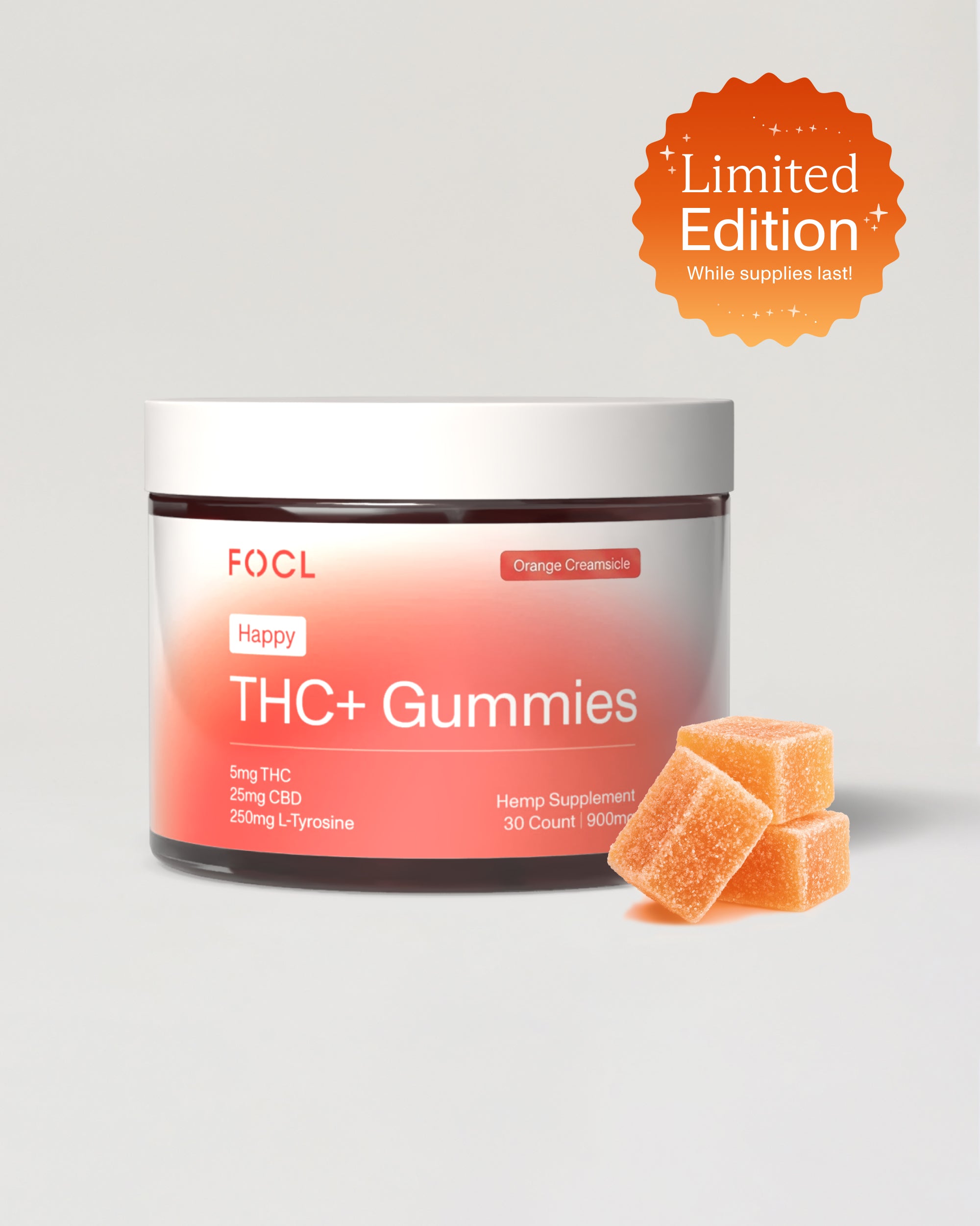 THC+ Happy 5mg Gummies