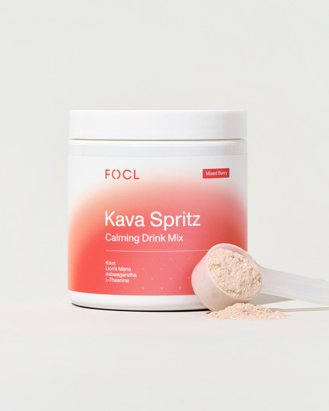 FOCL Kava Spritz bottle - plant-based supplement for calm and focus.
