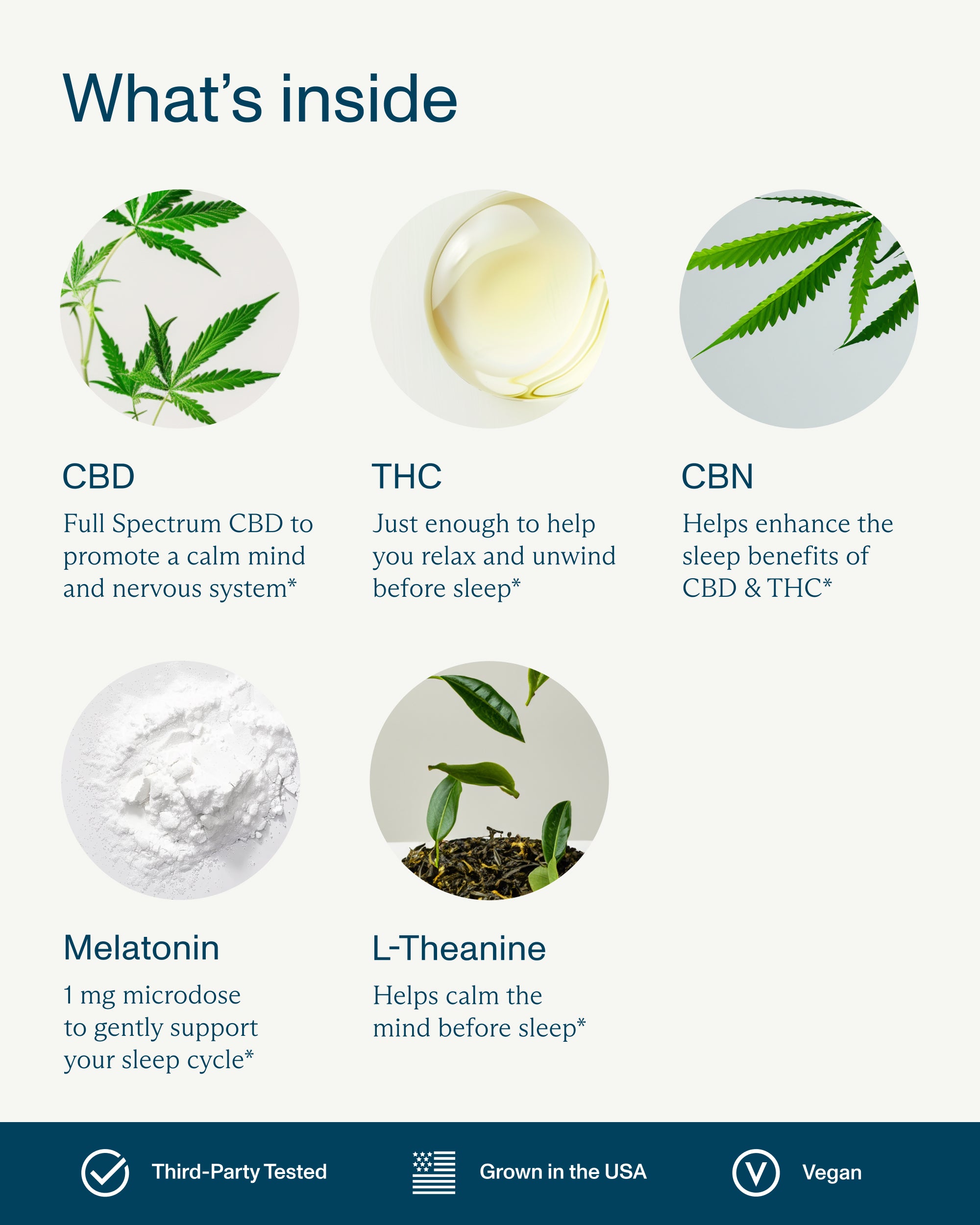 FOCL Sleep supplement - hemp-based capsules - promoting restful, quality sleep.