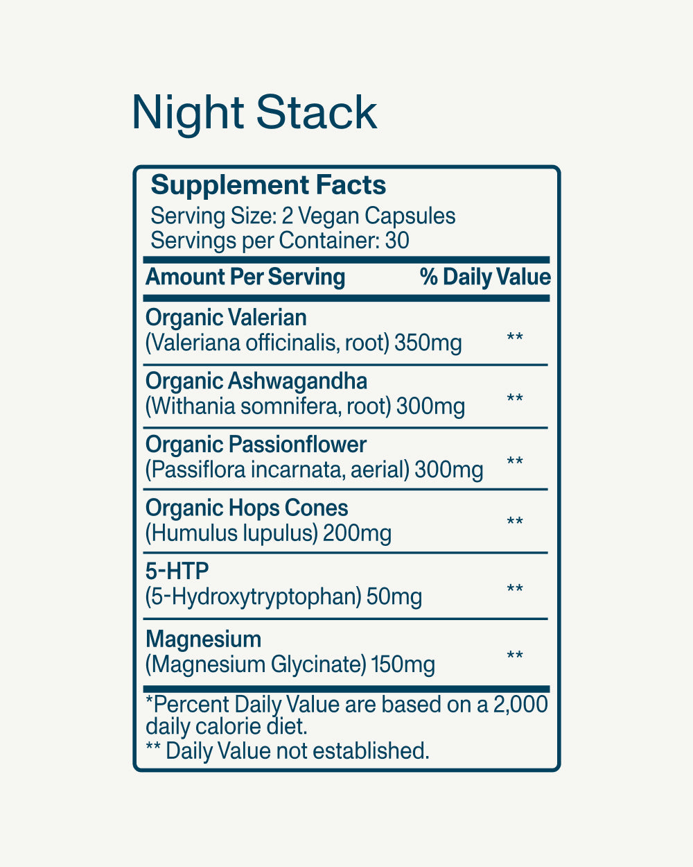 FOCL Stacks Bundle 9 featuring plant-based wellness supplements for sleep, focus, and calm.