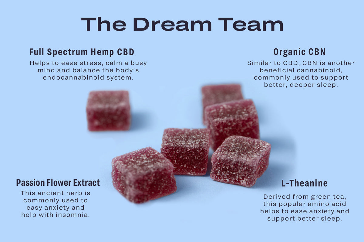 Premium Full Spectrum CBD + CBN Sleep Gummies - FOCL