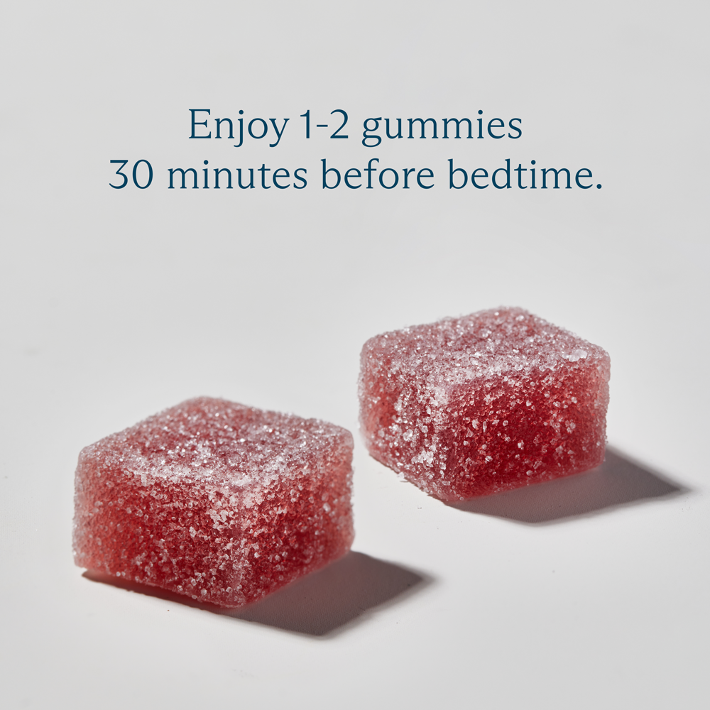 SG Goodnight supplement pastilles - plant-based ingredients for sleep support.