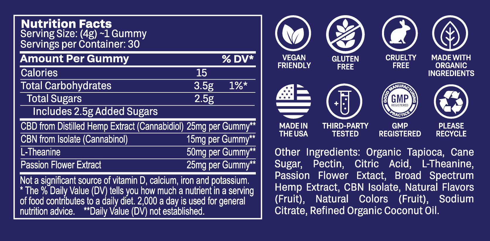 FOCL CBD + CBN Sleep Gummies 3-Pack - FOCL