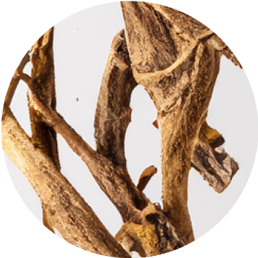 Indg supplement by FOCL - Driftwood and natural materials - Promotes calm and focus.