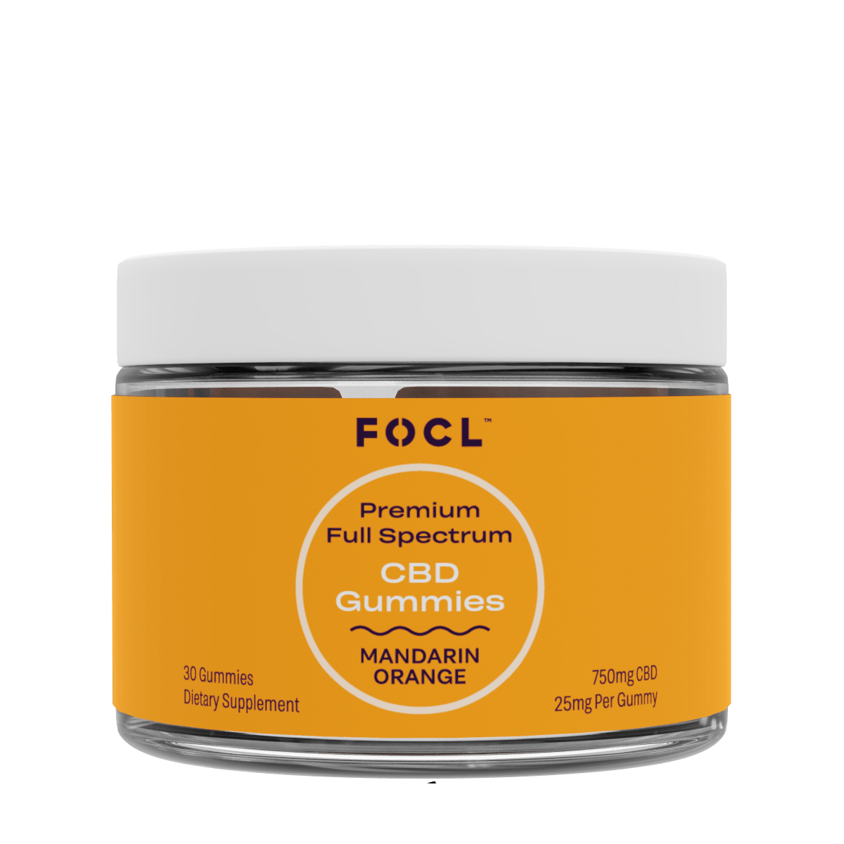 Premium Full Spectrum CBD Gummies - FOCL