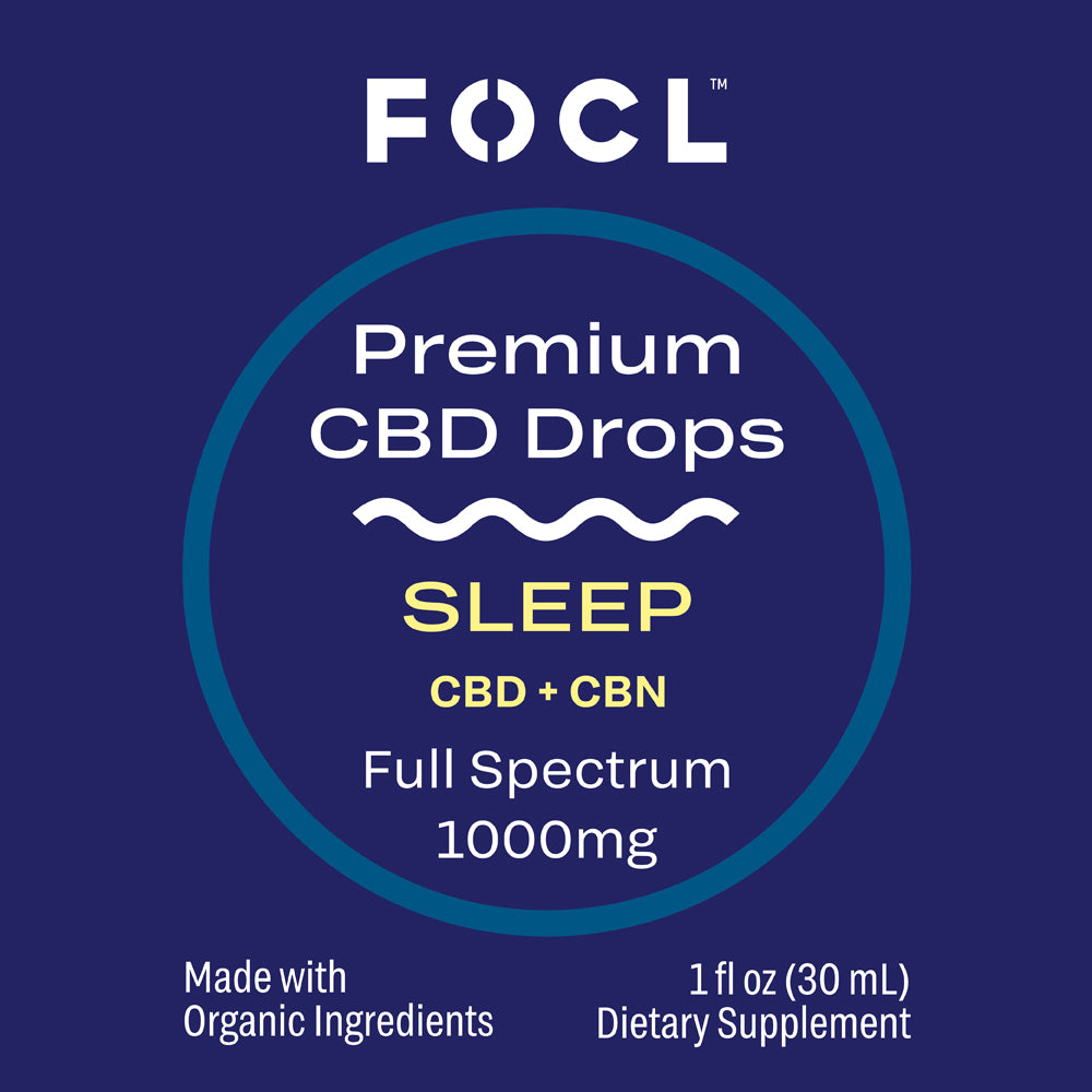FOCL CBD + CBN Sleep Drops - FOCL