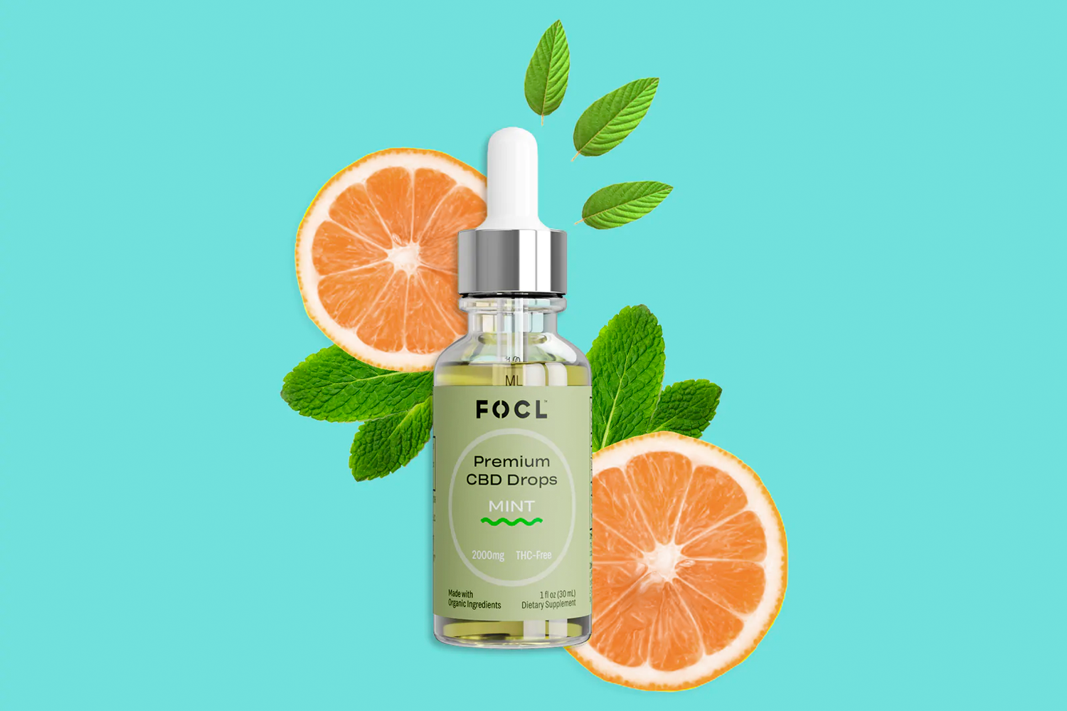 FOCL Premium Broad Spectrum CBD Drops