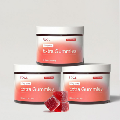 THC+ Extra 10mg Gummies 3-Pack