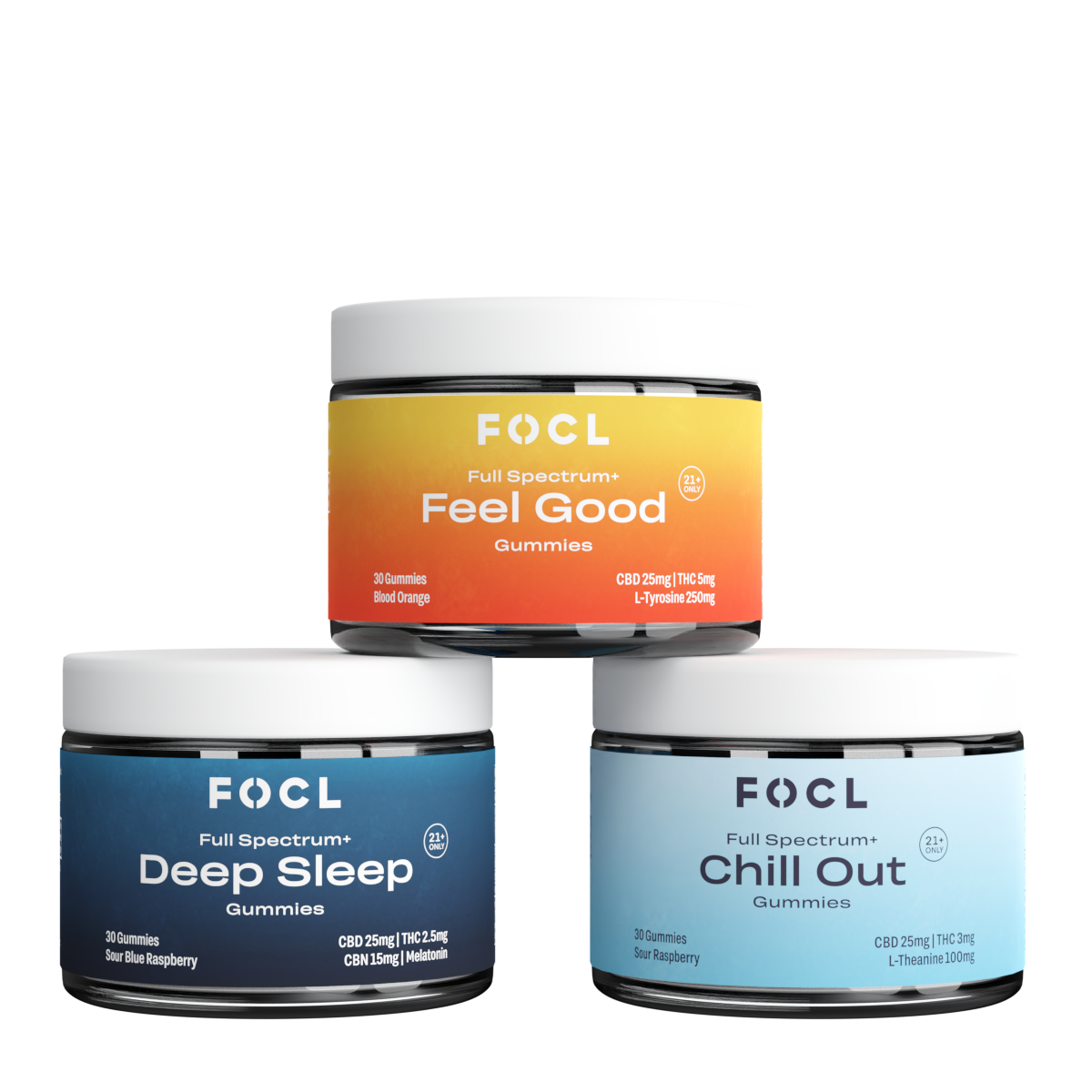 FOCL CBD Gummies: Full Spectrum Chill Out Bundle