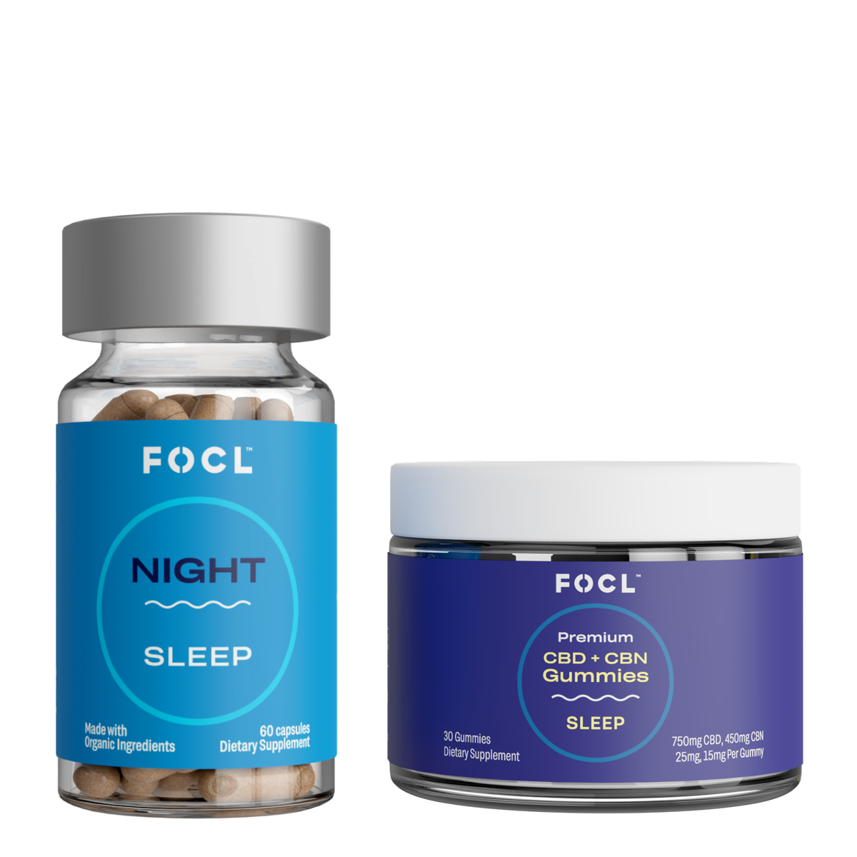 FOCL CBD & CBN Sleep Gummies | Natural Sleep Aid