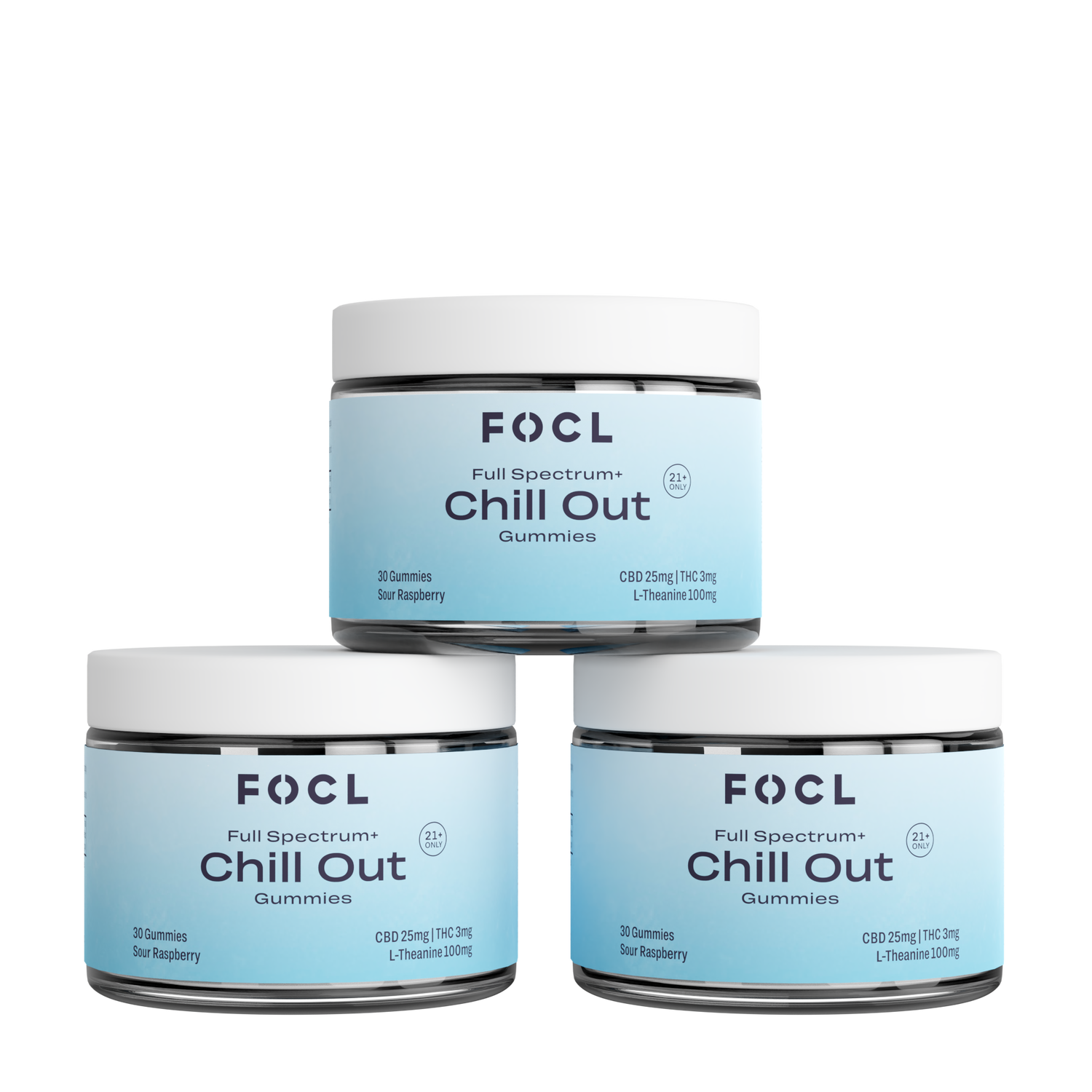 FOCL Chill out CBD + THC Gummies