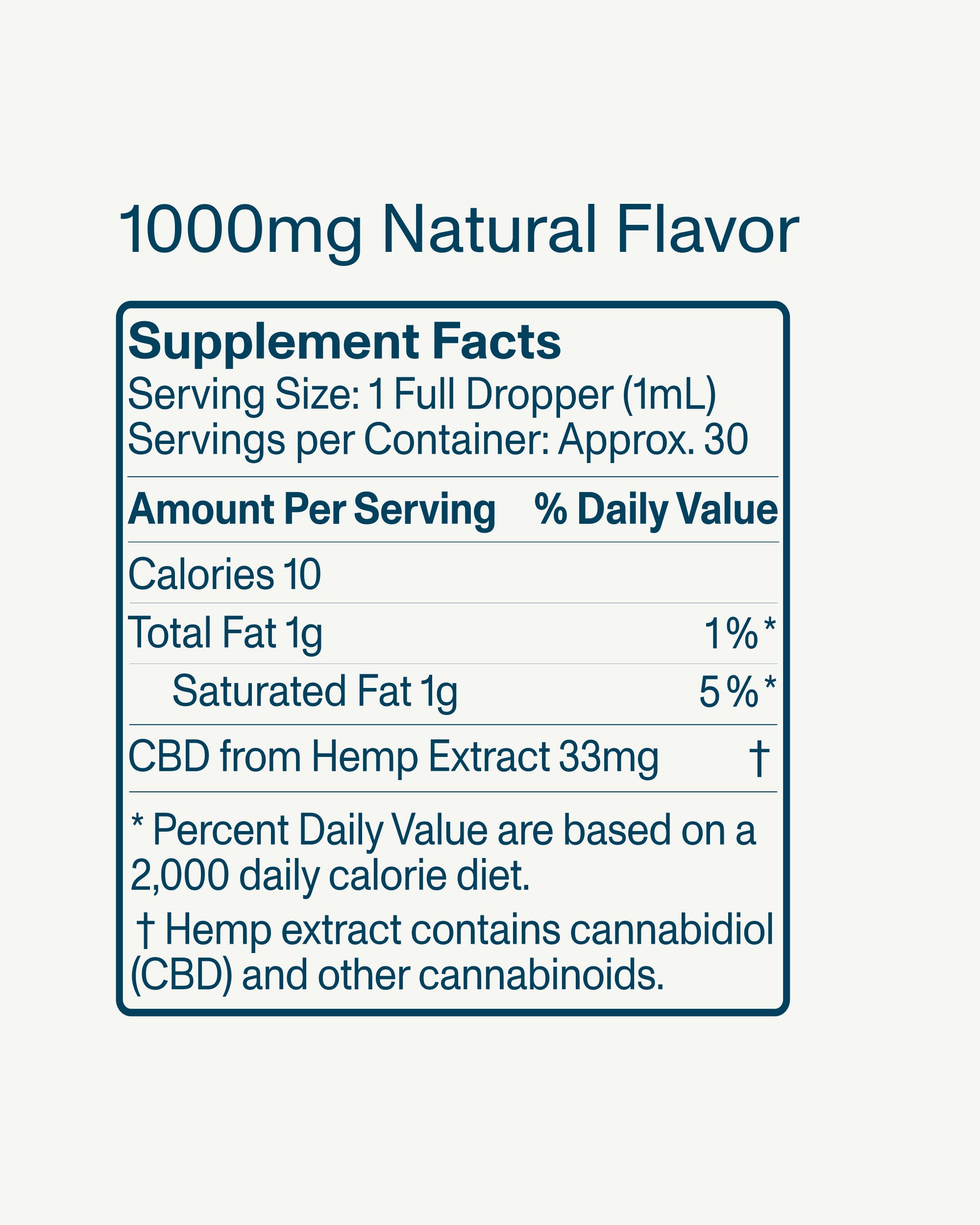 FOCL Daily Calm Drops Bottle - Premium CBD and adaptogen blend for stress relief and relaxation.