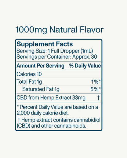 FOCL Daily Calm Drops Bottle - Premium CBD and adaptogen blend for stress relief and relaxation.