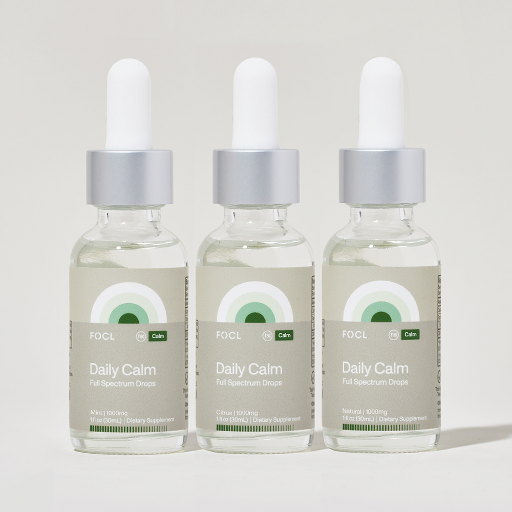 Daily Calm Full Spectrum Drops - 1000mg Variety Pack