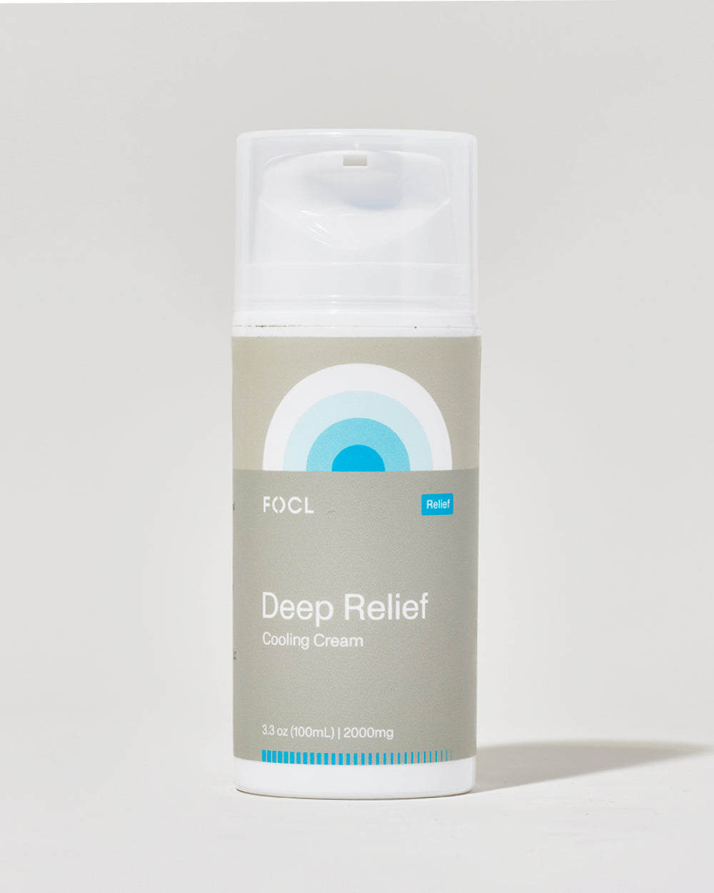 FOCL Deep Relief Cream - Potent, plant-based pain relief solution - Promotes wellness and comfort.
