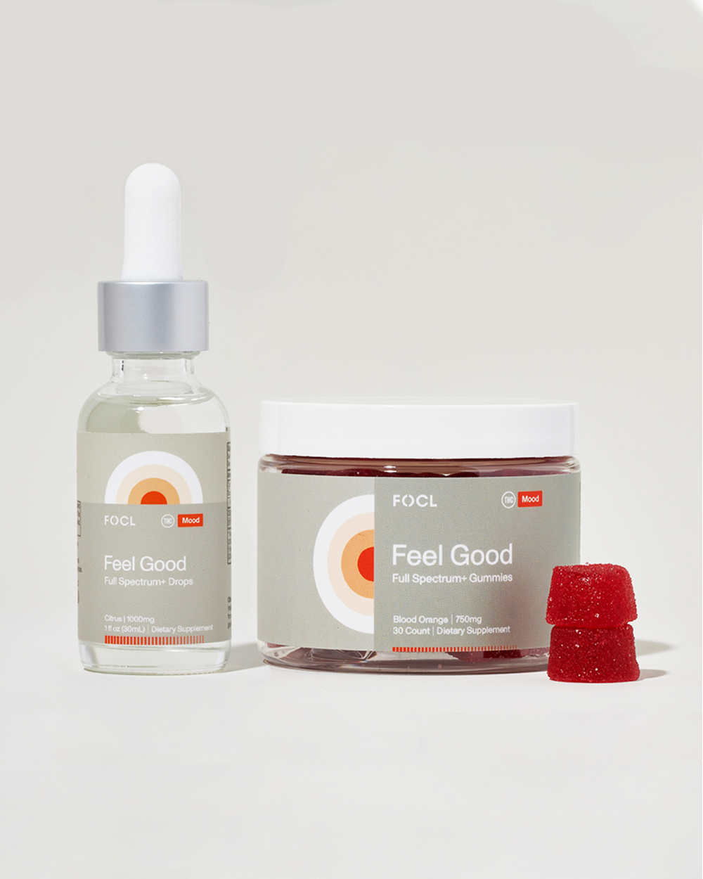 FOCL FeelGood Bundle - Premium wellness supplements in bottles - Promoting sleep, calm, focus, and relief.