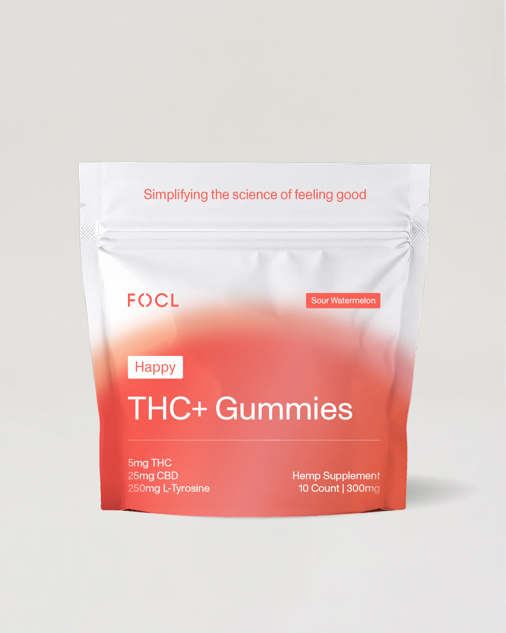 THC+ Happy 5mg Gummies 10-Count