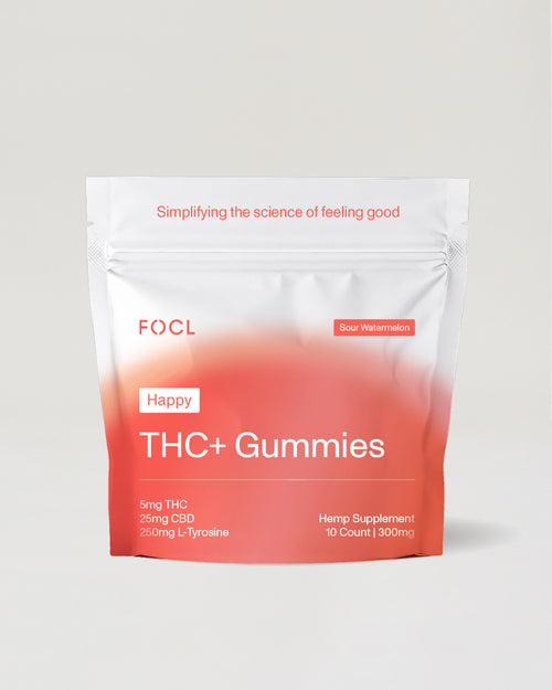 THC+ Happy 5mg Gummies 10-Count