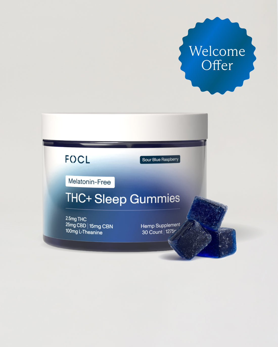 THC+ Sleep 2.5mg Melatonin-Free Gummies - Welcome Offer
