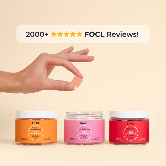 Premium Full Spectrum CBD Gummies - FOCL