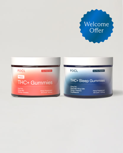 FOCL wellness supplement group - Personal care products - Promoting sleep, calm, focus, and relief.