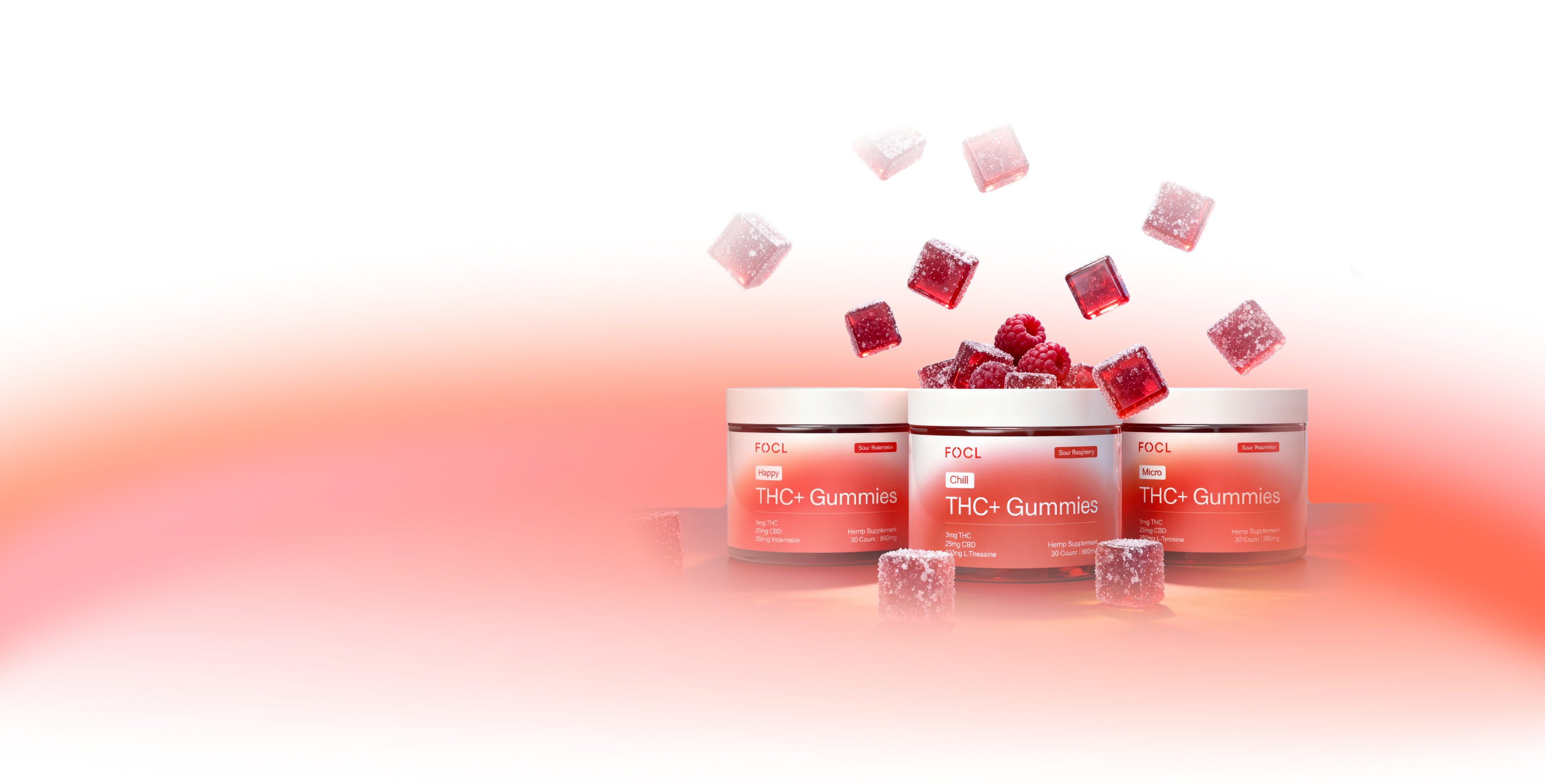 FOCL wellness banner - showcasing plant-based personal care products - for improved sleep, focus, and relief.