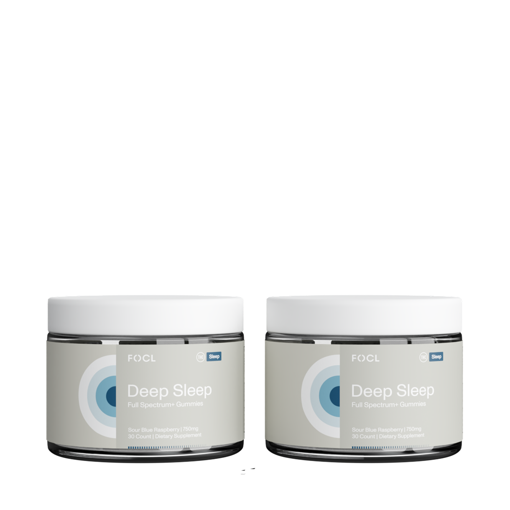 Deep Sleep Duo - FOCL Night and Restful Sleep CBD Drops - Promoting Restful, Uninterrupted Sleep.