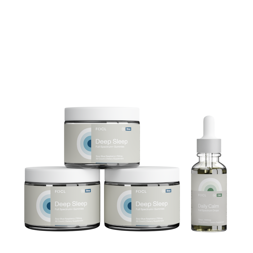 FOCL Deep Sleep Drops Bottle - Plant-Based Sleep Support Supplement.