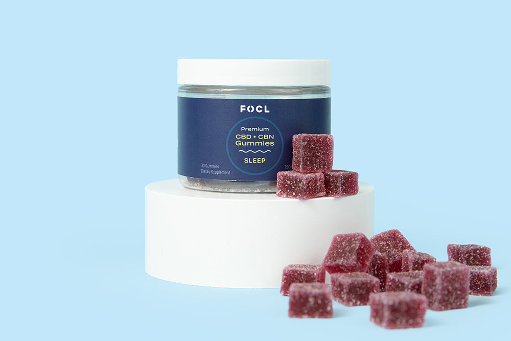 FOCL CBD Gummies for Sleep | Full Spectrum CBD & CBN Gummies