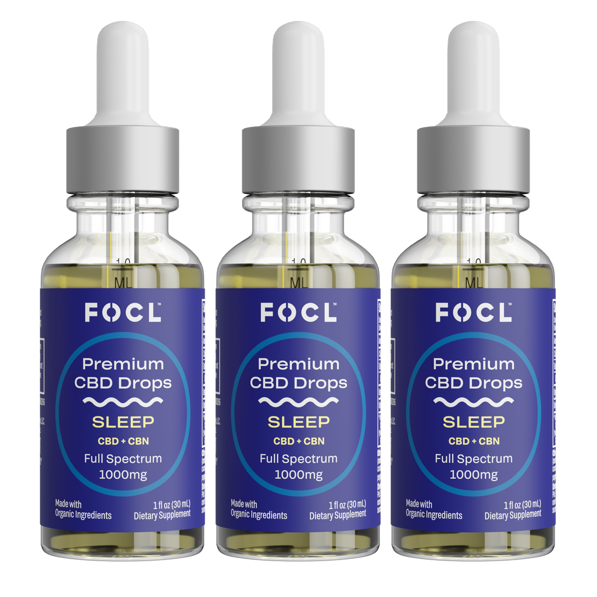 FOCL CBD + CBN Sleep Drops - FOCL